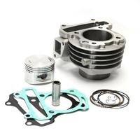 XLJOY Kit cilindro da 50 mm con foro grande, 100 cc, per GY6, 50 cc, 80 cc, 139QMB/QMA 4 tempi, scooter, ciclomotore, ATV, quad