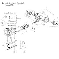 Piston Kits for Scooters, Motorcycles, ATVs, Go Karts